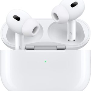 Apple AirPods Pro 2 Wireless Earbuds, Bluetooth Headphones, Active Noise Cancellation, Hearing Aid Feature, Transparency, Personalized Spatial Audio, High-Fidelity Sound, H2 Chip, USB-C Charging